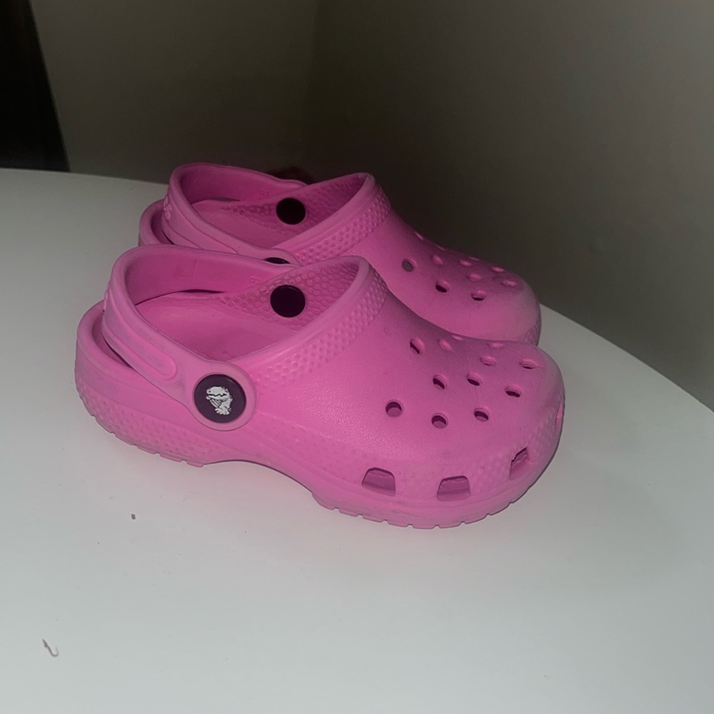 Toddler Crocs Pink size 8c